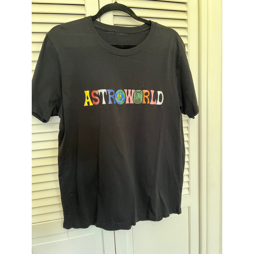 Astroworld Wish You Were Here Graphic Tee Black Travis Scott
